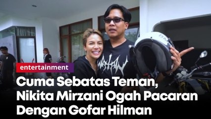 Cuma Sebatas Teman, Nikita Mirzani Ogah Pacaran Dengan Gofar Hilman