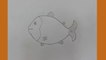 How to draw a rupachanda fish pencil drawing  step by step