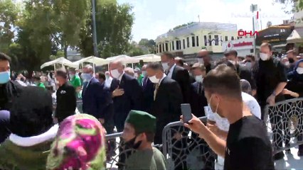 Cumhurbaşkanı Erdoğan Eyüpsultan Camii'nde