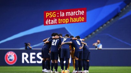Ligue des Champions : la marche était trop haute pour le PSG