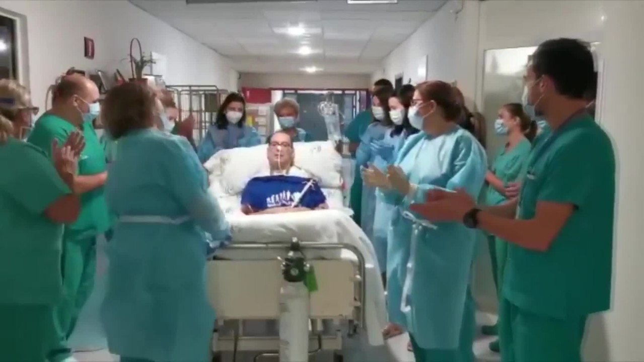 El Reina Sofía da de alta a paciente con más días en UCI por Covid-19