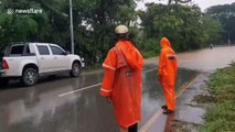 Tropical Storm Higos brings flash floods to northern Thailand