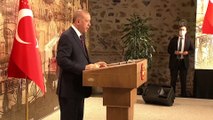 Cumhurbaşkanı Recep Tayyip Erdoğan, Dolmabahçe Çalışma Ofisi'nde kamuoyunun merakla beklediği 'müjde'yi açıkladı (1)  - İSTANBUL
