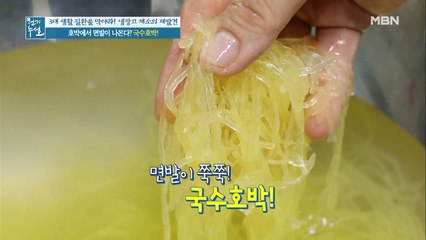 혈관 건강 튼튼! 삶으면 국수가 되는 호박이 있다?