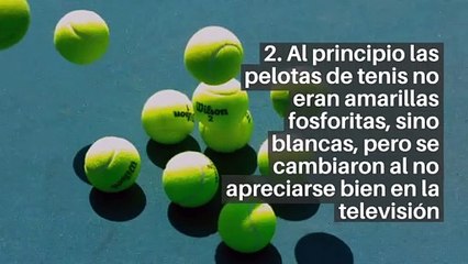 7 datos que desconocías sobre el tenis