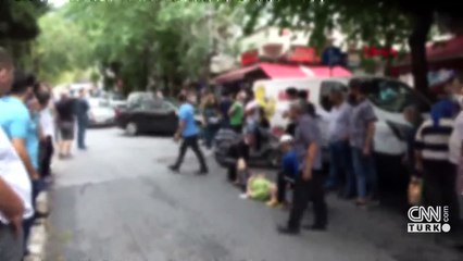 Ehliyetsiz kuryenin çarptığı kişi ağır yaralandı | Video