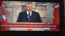 Vatandaşlar Cumhurbaşkanı Erdoğan’ın doğalgaz müjdesini heyecanla izledi