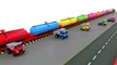 Pinky and Panda Play Dump Truck and Toy Train Carrying  Color Balls