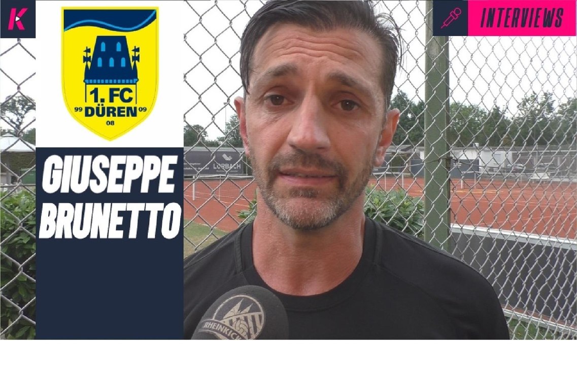 FCD-Trainer Giuseppe Brunetto: Aachen vor Brust, Bayern im Hinterkopf