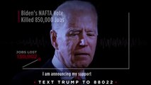 Joe Biden voted for NAFTA, killing American jobs