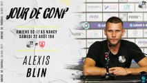 Amiens SC - AS Nancy / Conférence de presse Alexis Blin