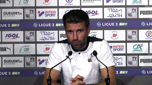 Amiens SC - AS Nancy / Conférence de presse Luka Elsner