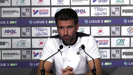 Amiens SC - AS Nancy / Conférence de presse  Luka Elsner