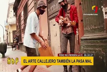 El arte callejero también la pasa mal en pandemia