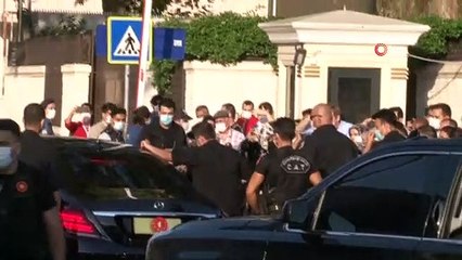 Cumhurbaşkanı Erdoğan, Dolmabahçe Çalışma Ofisi’nden ayrıldı