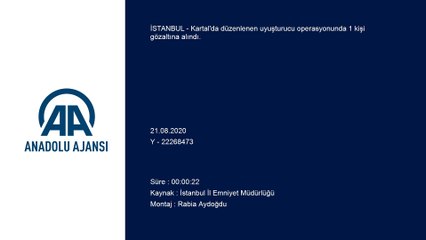Kartal'daki uyuşturucu operasyonunda 1 kişi gözaltına alındı - İSTANBUL
