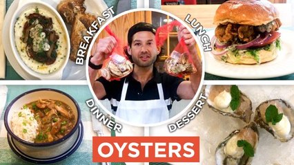 Pro Chef Uses Oysters In Every Meal From Breakfast to Dessert