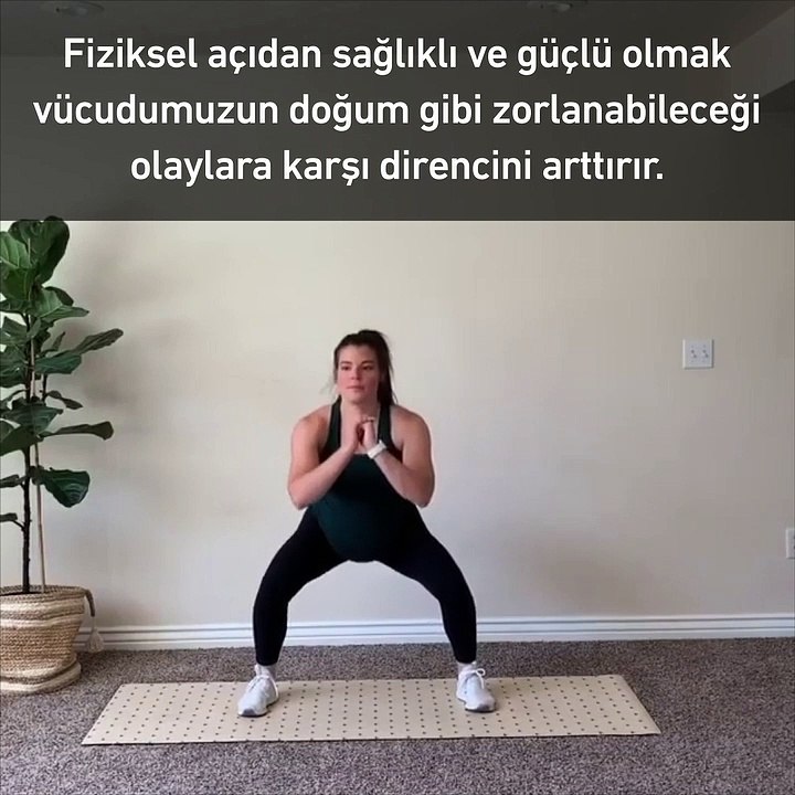 Hamilelikte yapılması gereken egzersiz hareketler
