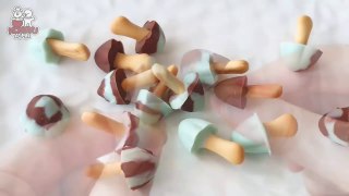 ASMR MINT CHOCOLATE DESSERTS _DIY SHEET JELLY, MINT CHOCOLATE CAKE, OREO, MARSHMALLOW EATING SOUNDS