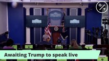 Trump Holds a News Conference at the White House