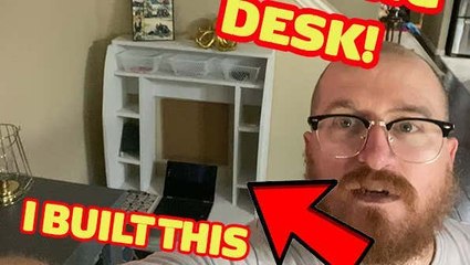 Longtime Toolies: Building A Floating Desk Without Plans
