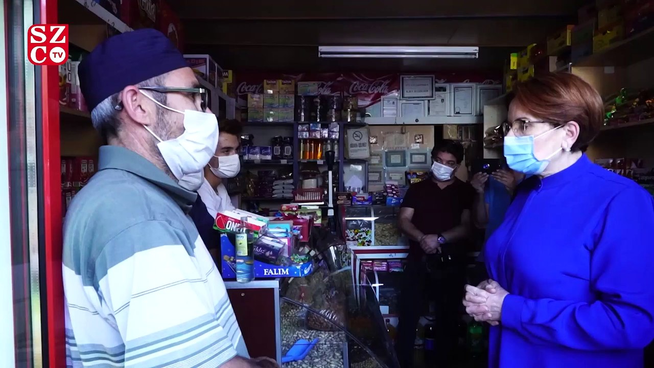 Meral Akşener'in Aksaraylı esnaf ile kapitalizm ve ideoloji sohbeti