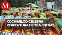 ¡Acabó la espera! Trajineras de Xochimilco reanudan paseos tras cierre por covid