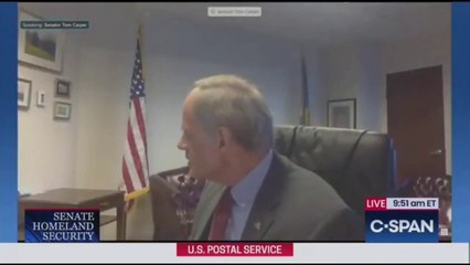 US Senator Tom Carper's Profanity After Frustration Over Technical Glitch Is Going Viral
