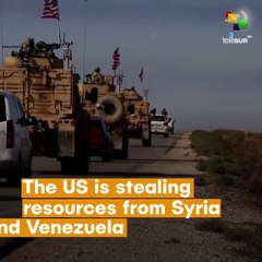 The US is actively stealing resources