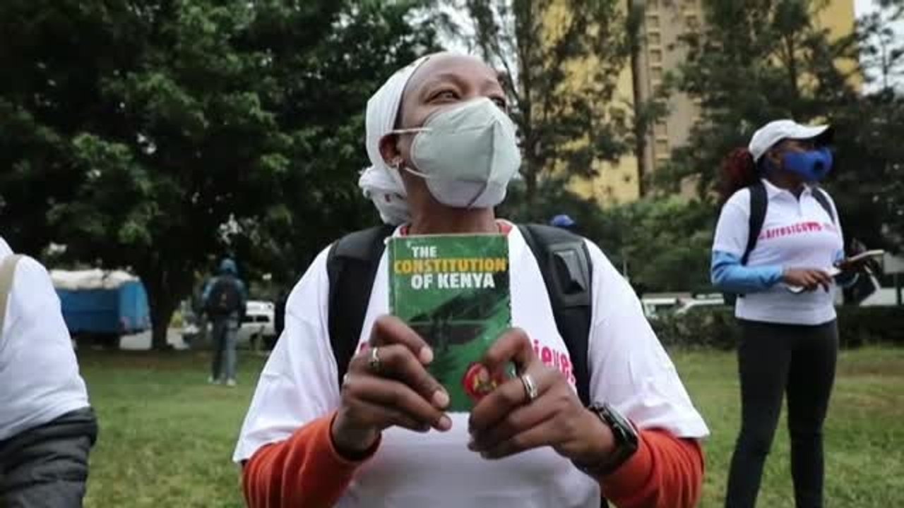 Protestas en Kenia ante la falta de recursos sanitarios