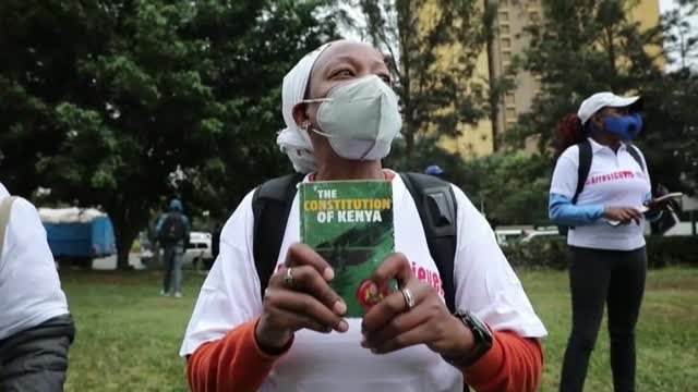 Protestas en Kenia ante la falta de recursos sanitarios