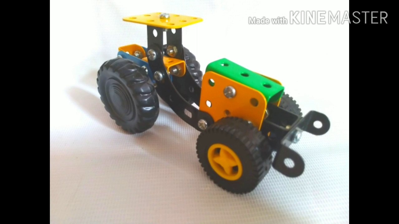 CONSTRUCTION VEHICLES,ट्रॅक्टर बनावो, Creative toys, Mechanical toys,Engineering toys,Educational toys, Toys unboxing, swecan