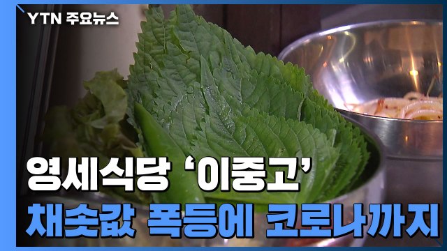 채솟값 폭등에 코로나 직격탄...영세식당 '이중고' / YTN