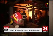 Vraem: incendio consumió 8 viviendas de la ciudad de Kimbiri