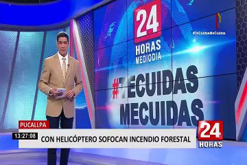 Pucallpa: incendio forestal consumió terrenos del Instituto Superior Tecnológico Suiza