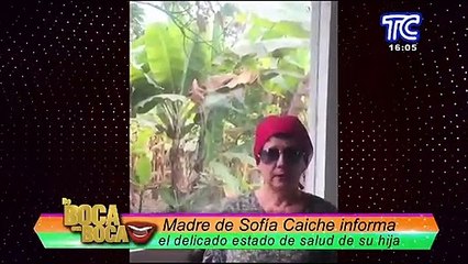 Madre de Sofía Caiche informa una mala noticia de su hija con respecto al embarazo