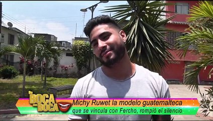 Michy Ruwet, la modelo vinculada con Fercho, rompe el silencio sobre una posible relaci