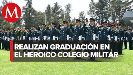En el Heroico Colegio Militar, se gradúan 456 cadetes