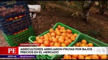 Agricultores arrojaron frutas por bajos precios en el mercado | Primera Edición (HOY)