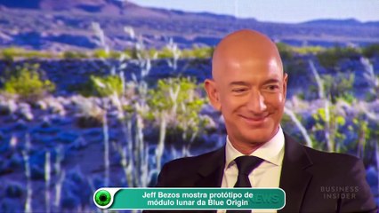 Jeff Bezos mostra protótipo de módulo lunar da Blue Origin