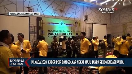 Kader PDIP dan Golkar Maju Pilkada tanpa Rekomendasi Partai