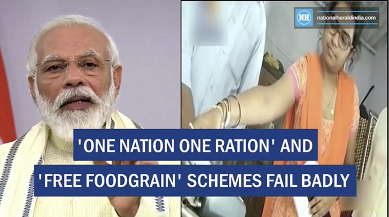 'One nation one ration' and 'free food-grain' schemes fail badly