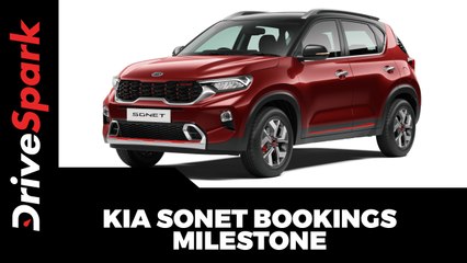 Kia Sonet Bookings Milestone