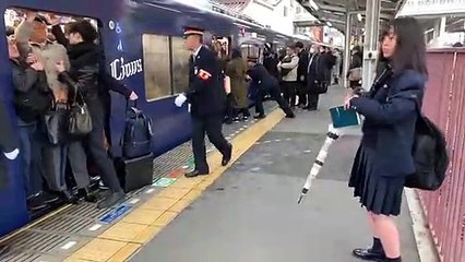 Download Video: Japanese train station during rush hour