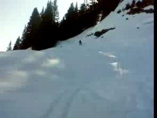 Rom chute ski grand massif morillon