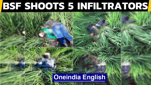 BSF shoots down 5 infiltrators in Punjab, weapons recovered | Oneindia News