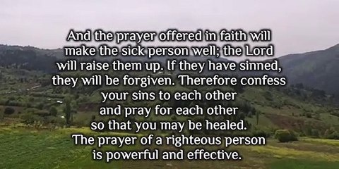 BIBLE VERSES; WHEN YOU ARE SICK