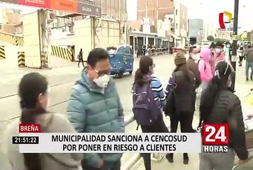 Breña: multan a tienda Paris por aglomeración de personas ante remate de productos