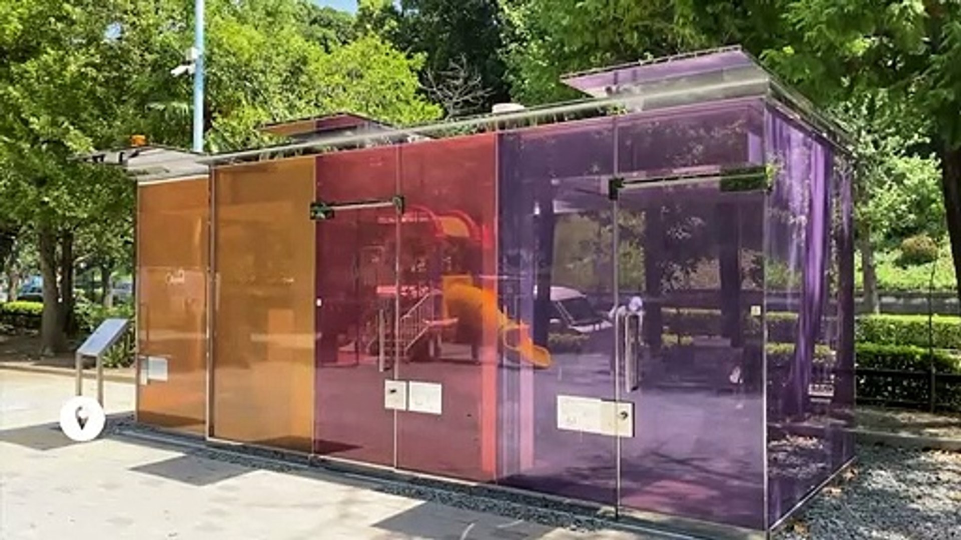 Japon : des toilettes publiques transparentes testées à Tokyo - Vidéo  Dailymotion