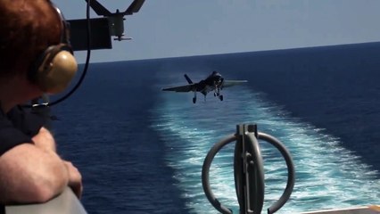 F-35C Lightning II • Flight Deck Operations • USS Abraham Lincoln